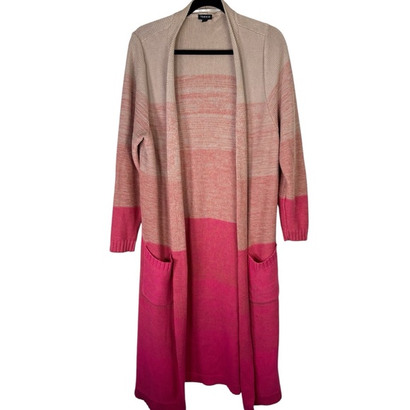 torrid Sweaters - Torrid Multi Color Ombre Long Knit Cardigan Sweater Womens 0 Open Front Girly